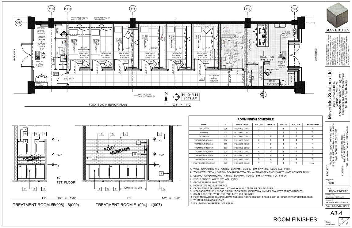 Permit plan, floor plan, Tenant Improvement design, architectural design
