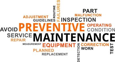 Preventive maintenance 
repair
planned maintenance