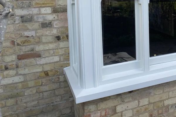 After image of casement window finished to a high standard 