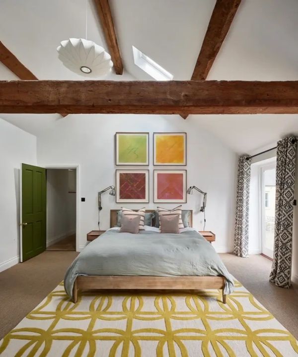 Grade II barn conversion finished in soft neutral tones