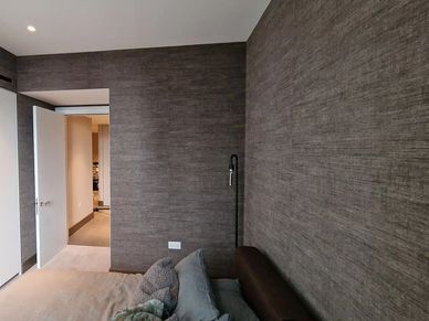 Wallpaper Hanging inside a residential building 