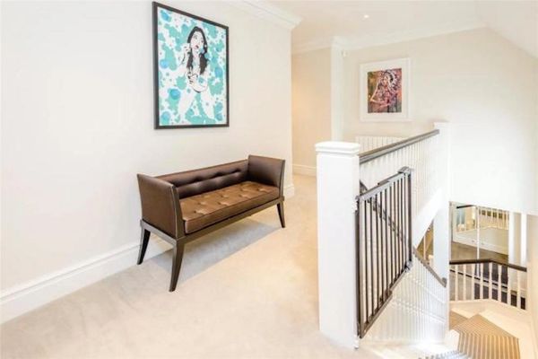 Hall, stairs and landing painted to a high standard by RH Smith 