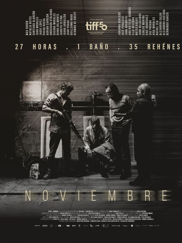 Afiche "Noviembre". Prod. Burning S.A.S.
