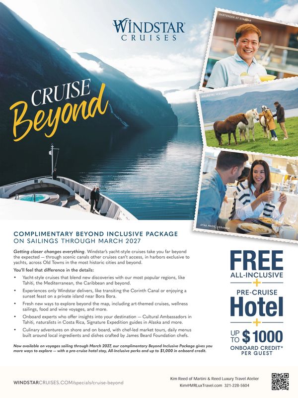 Sale and deals on Windstar cruise, travel agent planning expert.