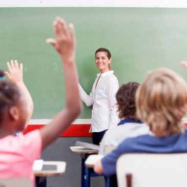 Teacher in classroom