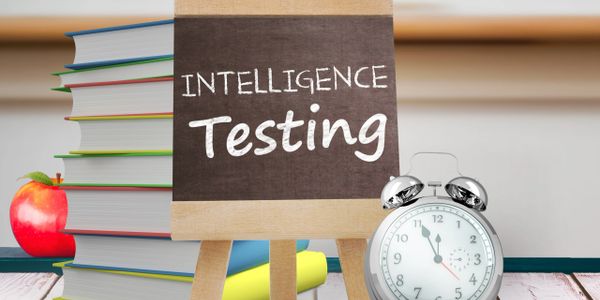 Intelligence Testing Clock & Books