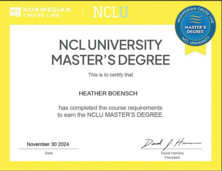 Certification – December 2024