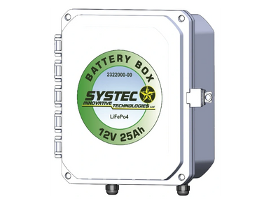 Systec 12V 25Ah Battery Box