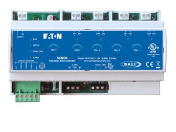 DALI control units with four x DALI universe