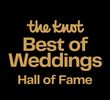 An award badge: The Knot Best of Weddings Hall of Fame