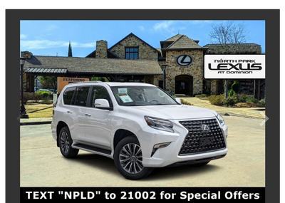 Lexus dealership ad showing car buyer texting dealership for details using SMS marketing strategy.