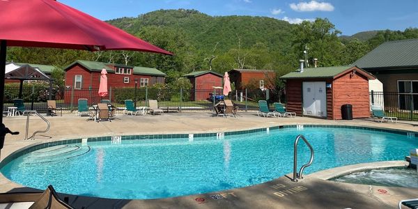 RV lot rental in Dillard Georgia near Highlands NC Resort Pool