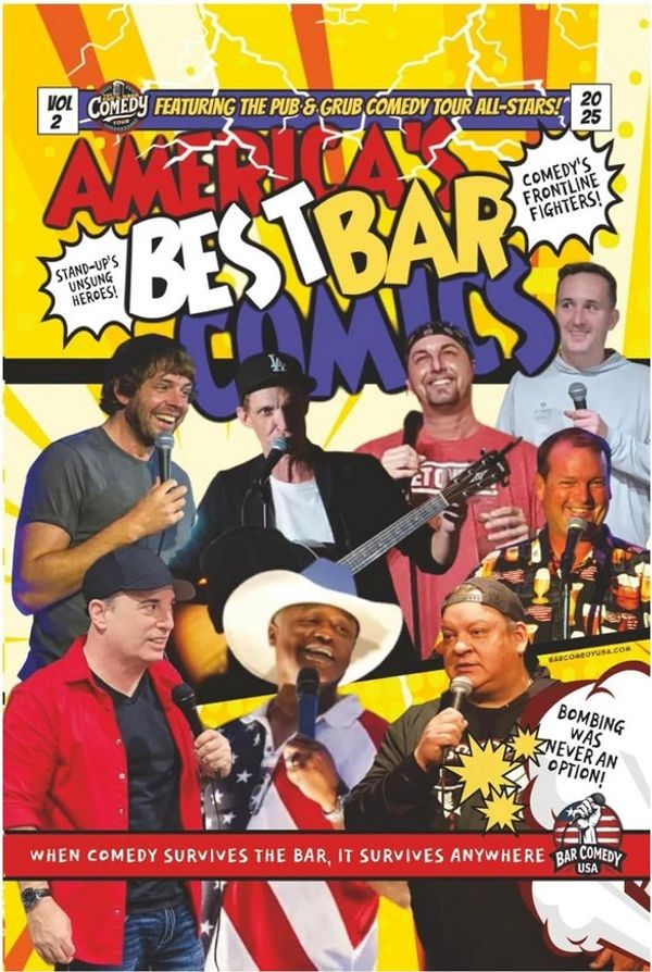"AMERICA'S BEST BAR COMICS -  VOLUME 2"
COMPILED BY: JEREMY DANLEY