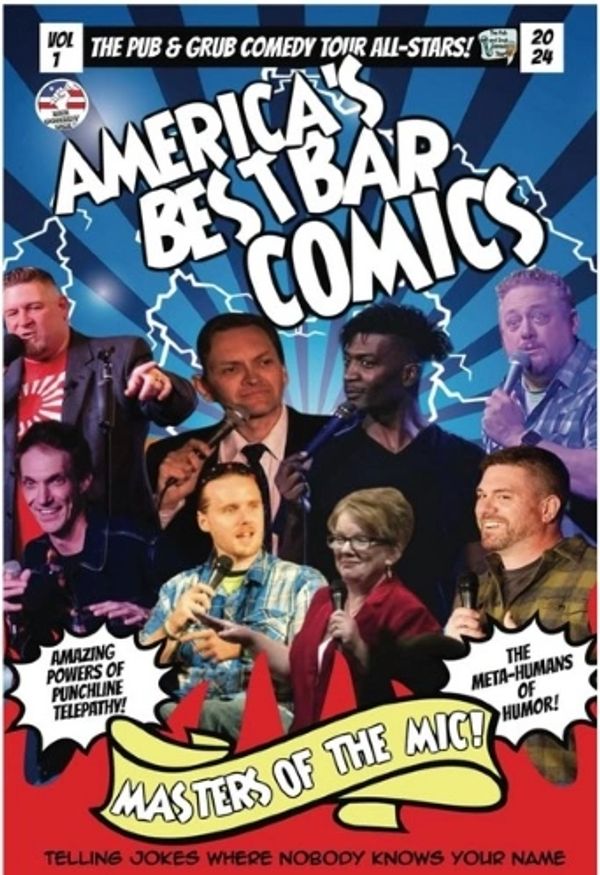 "AMERICA'S BEST BAR COMICS -  VOLUME 1"
COMPILED BY: JEREMY DANLEY
