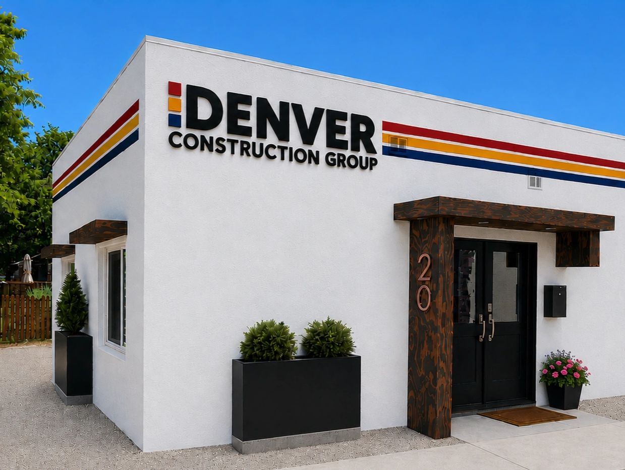 The headquarters of Denver Construction Group, a construction firm in Denver, Colorado.