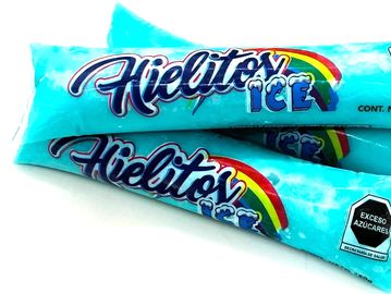 Hielitos Ice. Bolis sabor Chicle.