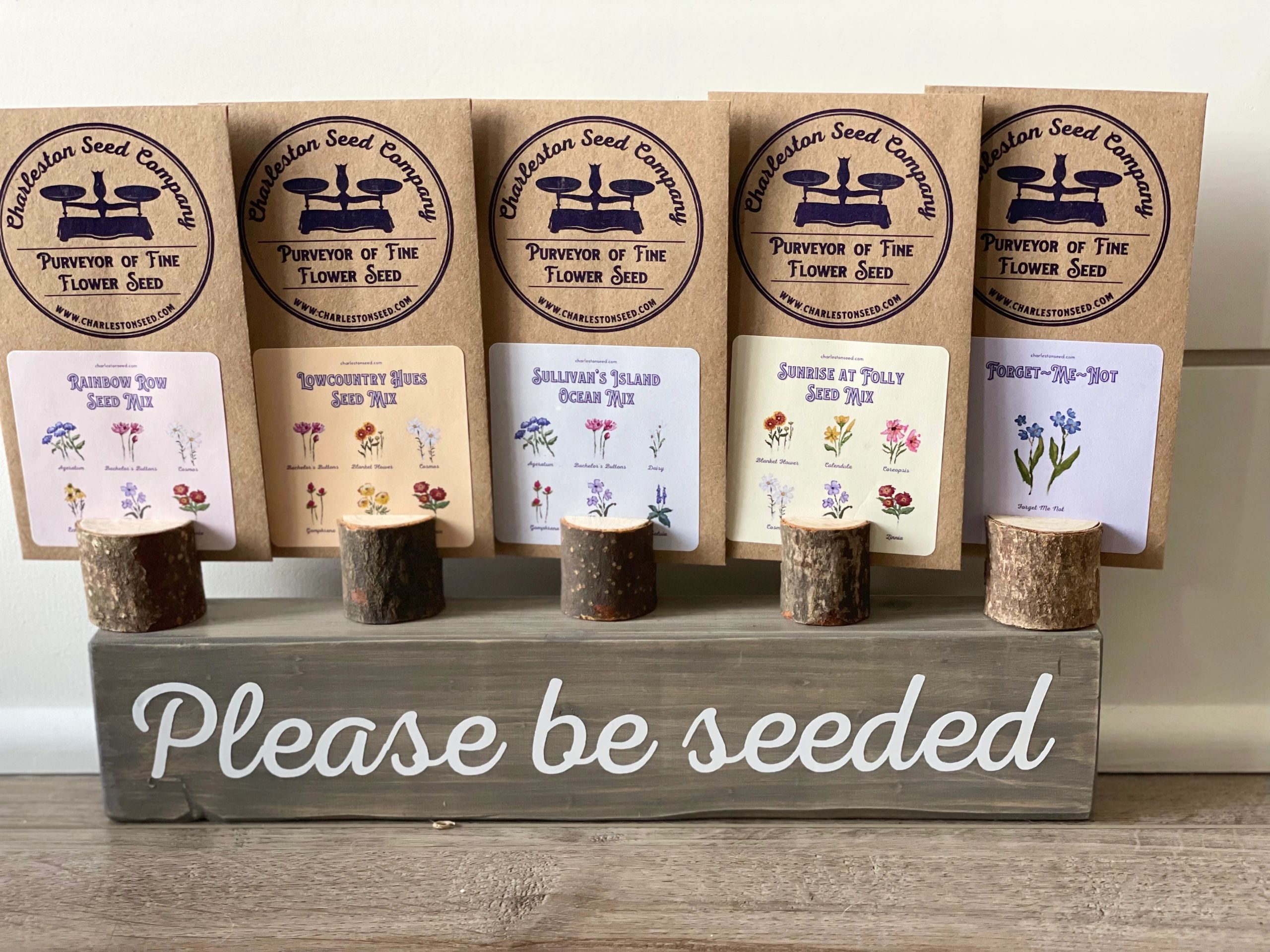 Wholesale orders and specialty labels/pricing available. Email us at: orders@charlestonseed.com 