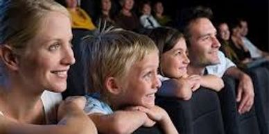 A family looking picture on theater