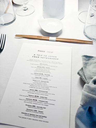 Chopsticks engraved by We Laser Art Costa del Sol for Fresco Sotogrande and Takeko Estepona