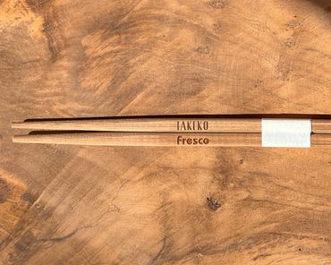 Chopsticks by We Laser Art for Fresco Marina Sotogrande and Takeko Estepona