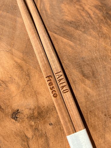 Chopsticks by We Laser Art for Fresco Marina Sotogrande and Takeko Estepona
