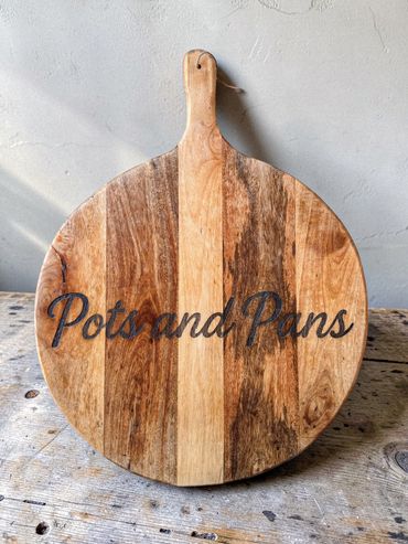 Laser engraved olive wood board buy We Laser Art