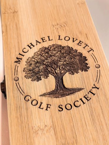 The Quays Irish Bar, Duquesa, custom engraved wine box, We Laser Art