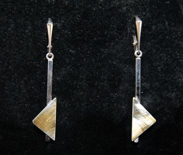 Keum Boo Triangle Earrings