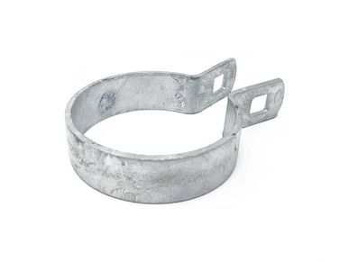 Chain Link 1 3/8 x 1 3/8 End Rail Clamp - Rail Band, T Clamp (Galvanized  Steel)