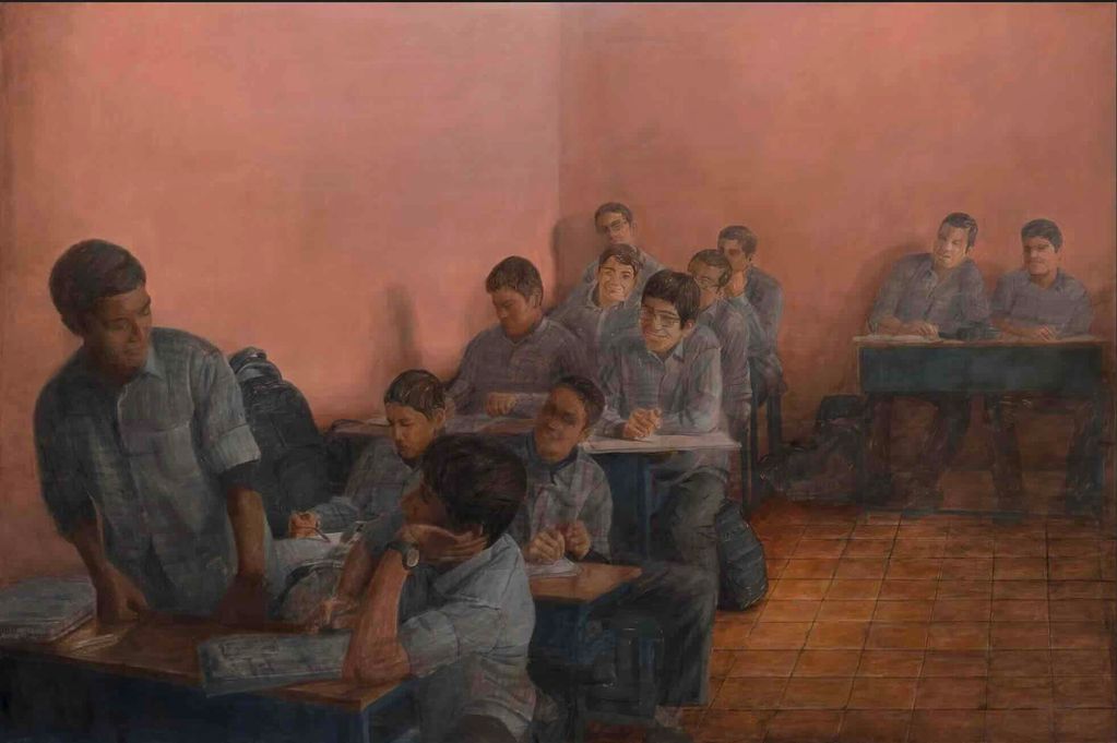 Moslem Khezri 

We keep Reviewing 56
Acrylic on canvas
51 1/8 x 66 7/8 in, 130 x 170 cm
2021

