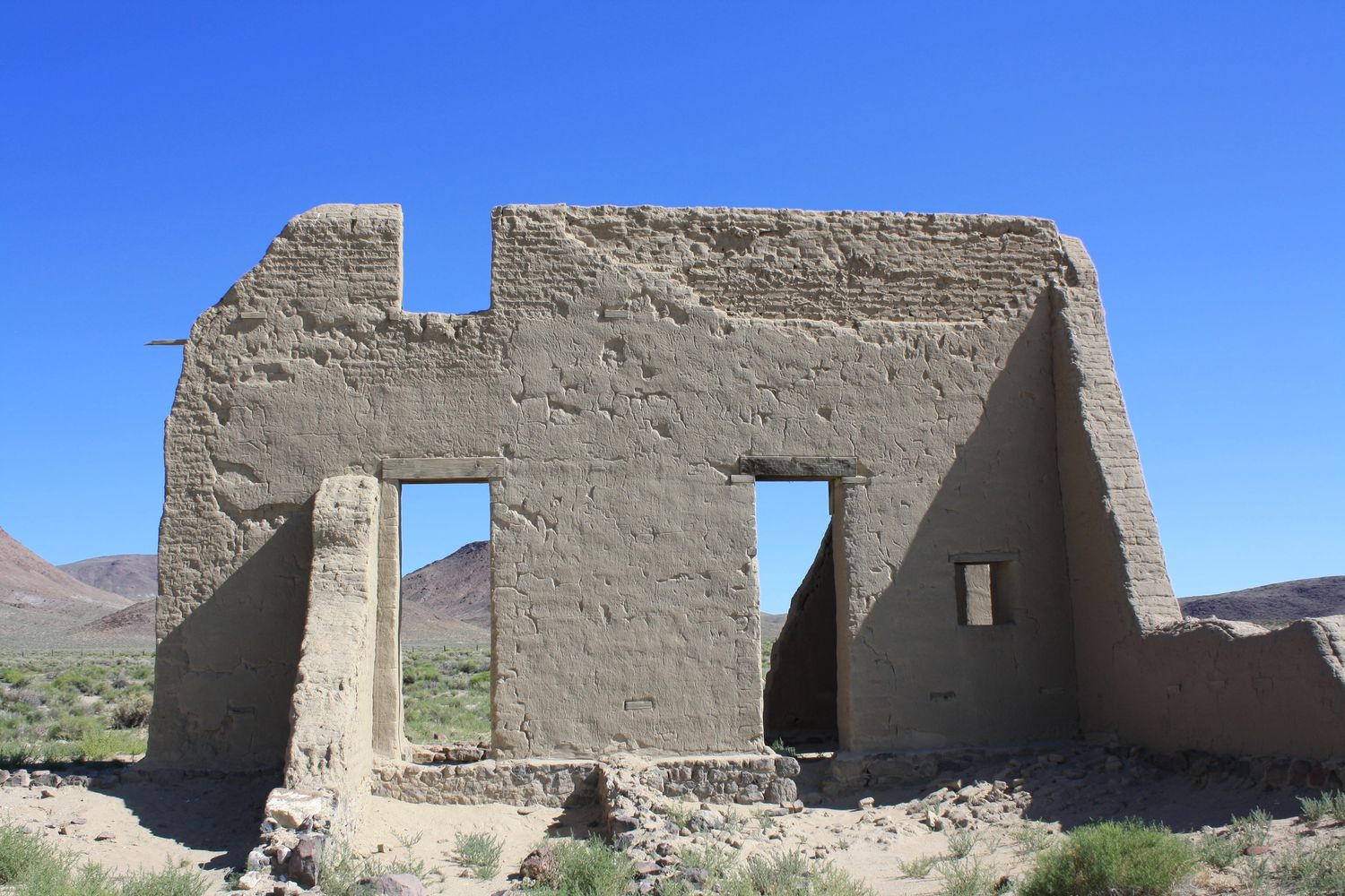 Ruins at Fort Churchill State Park