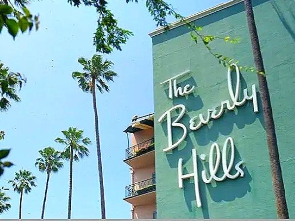 Signage of The Beverly Hills Hotel