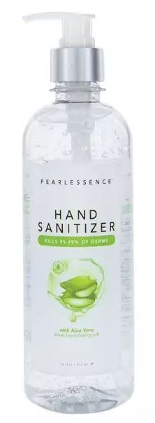 Pearlessence Hand Sanitizer with Aloe Vera 16oz. Pump Bottle