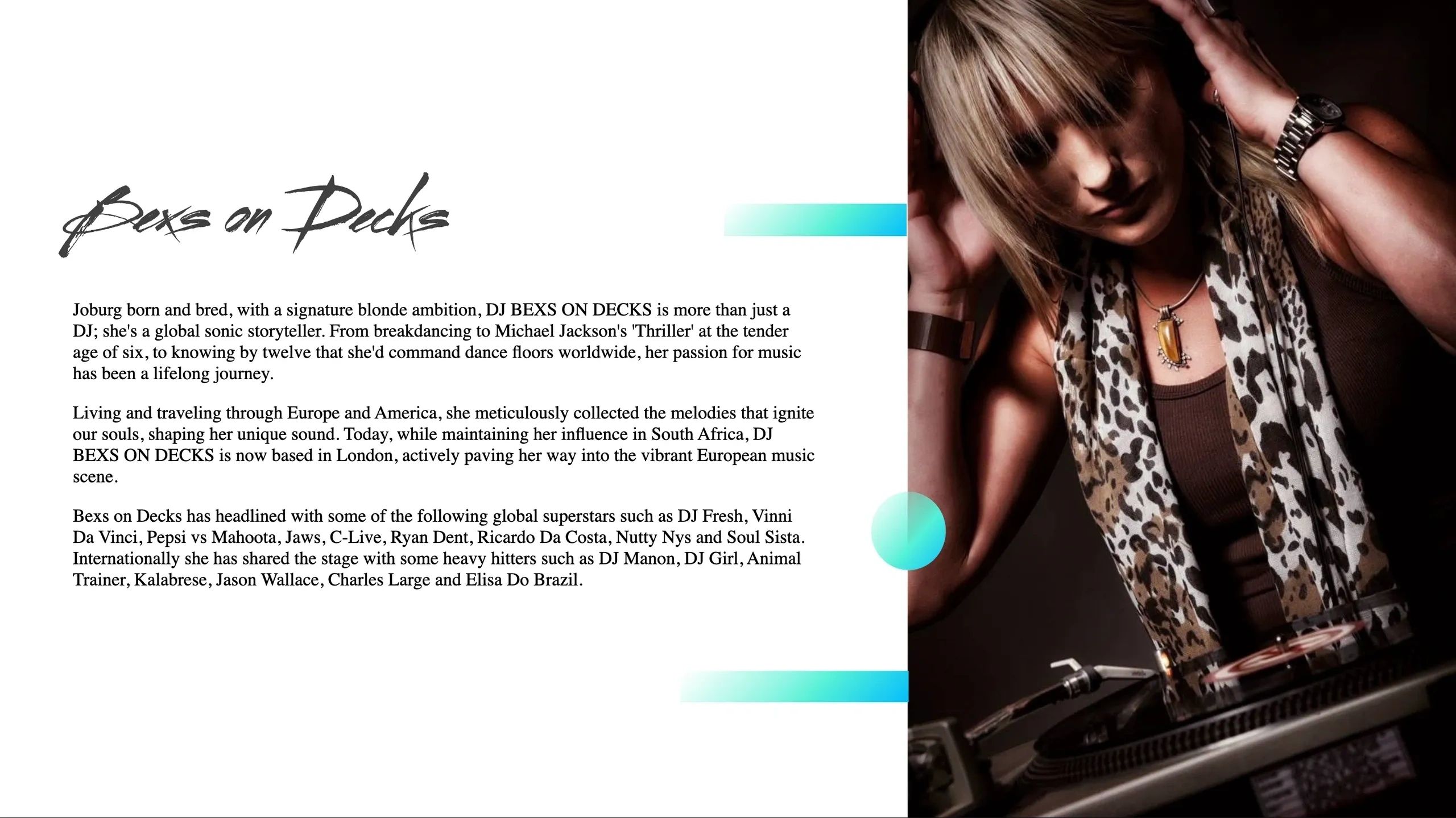 Info of Bexs on Decks