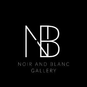 This is the logo of Noir and Blanc gallery 