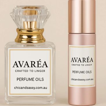 Personalised perfume bottles from Avarea Perfume Bar