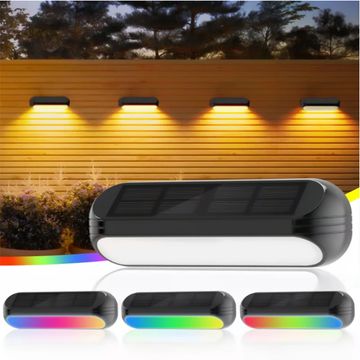 rgb soalr wall light