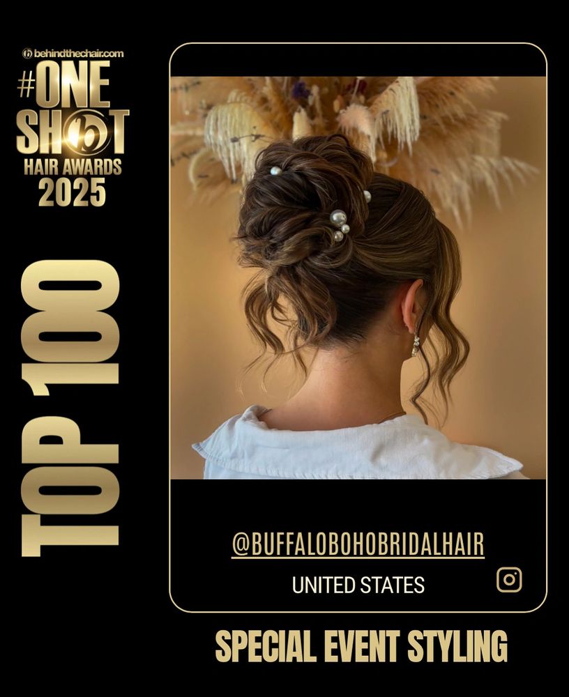 Class of 2024 + 2025 Behind The Chair Globally Nominated Special Event Hairstylist 