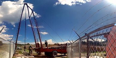 instalación de equipo de bombeo, equipamiento de pozos, grúa petrolera, instalación de bombas