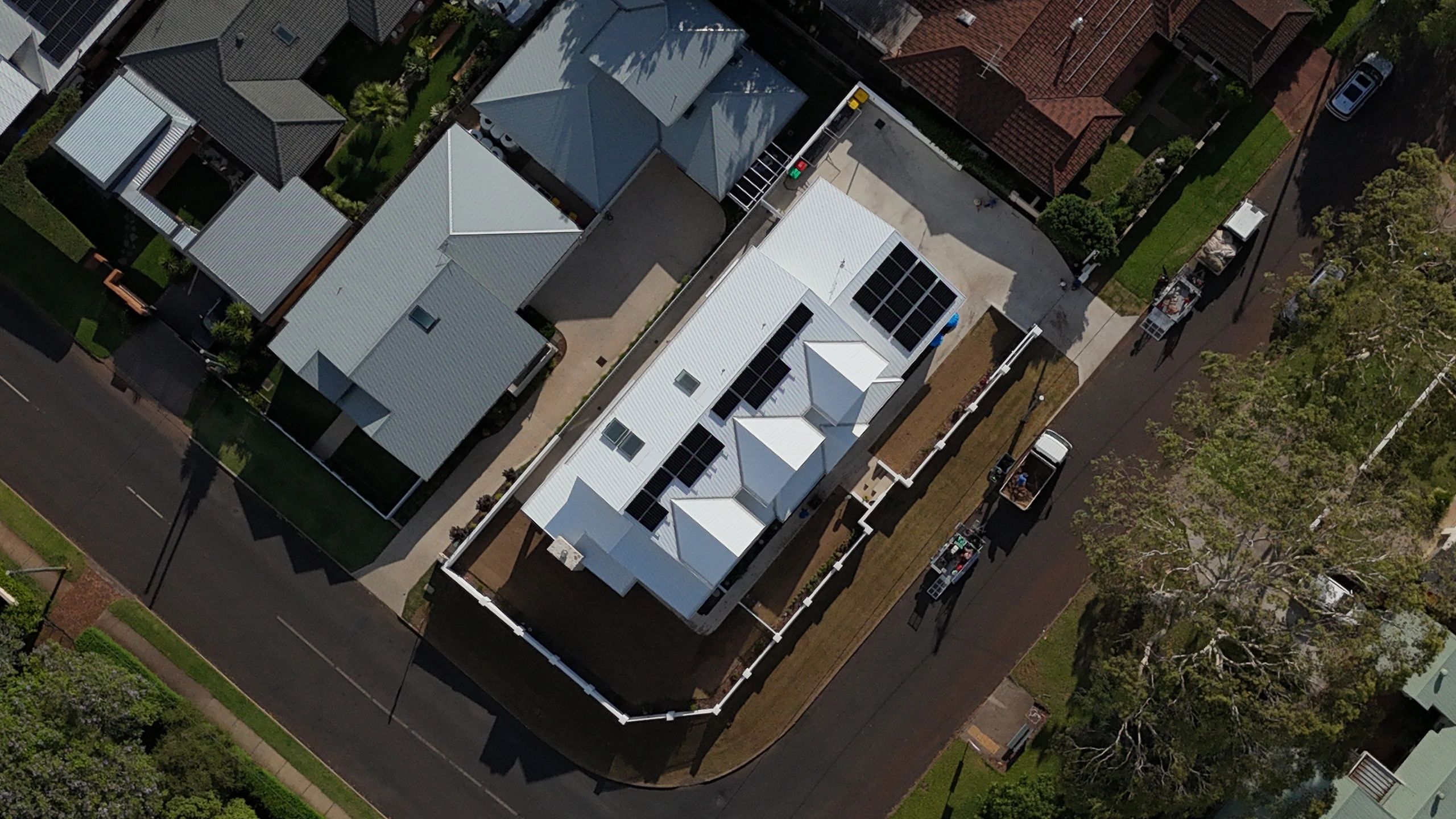 TifTuf couch lawn renovation in Alford Street, Mount Lofty, Toowoomba