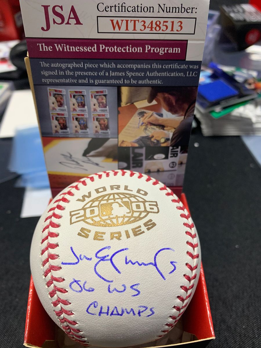 Jim Edmonds St Louis Cardinals Autographed 2006 World Series Baseball – Fan  Cave