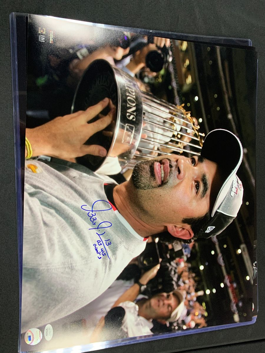 Ozzie Guillen signed horizontal 16x20 with “05 WS Champs” inscription