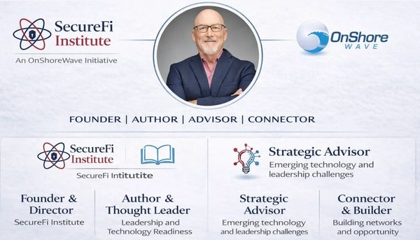 David Haberland Branding page with SecureFi Institute and OnShoreWave  