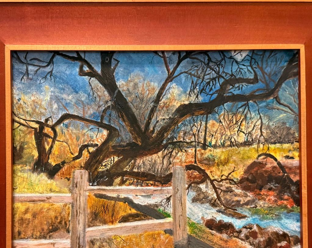 Oils, 10.75" x 14.75"  Framed $150 + postage