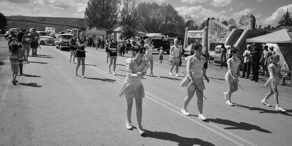 Sparkettes perform in the Craig Caddis Festival in Montana