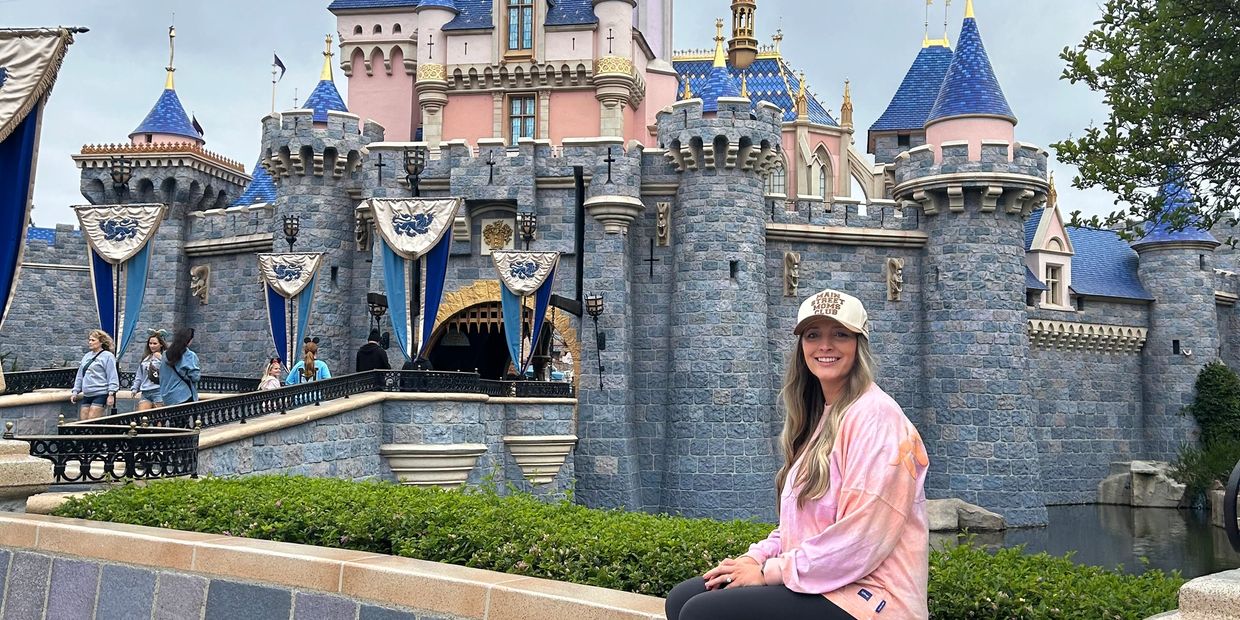 Sleeping Beauty Castle in Disneyland 