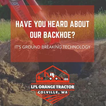 Li'l Orange Tractor | Dad Joke | Our backhoe is groundbreaking technology. What?