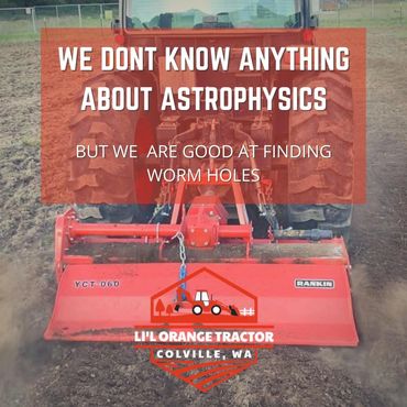 Li'l Orange Tractor | Dad Joke | wormholes and astrophysics go with tractors, right?