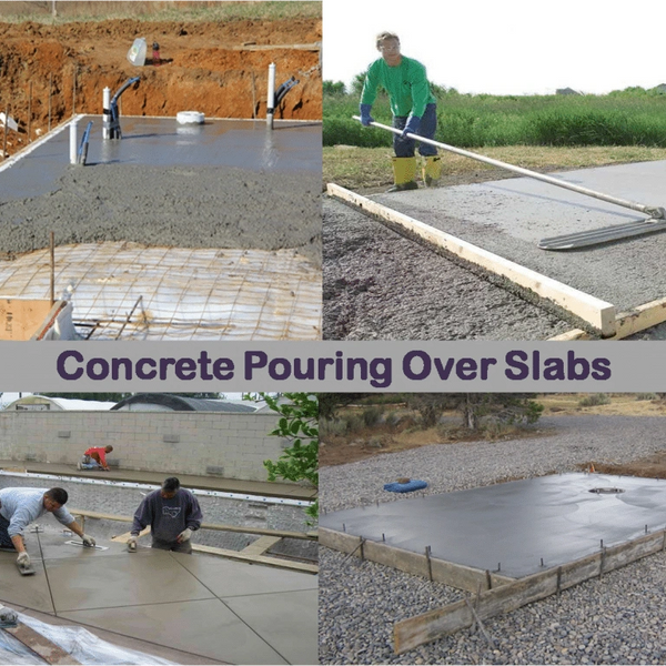 Best Concrete Contractors in New Braunfels, Texas working on an Overpour.