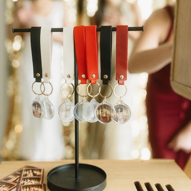 Sponsor-branded photo booth; Event marketing photo booth; Lead capture photo booth